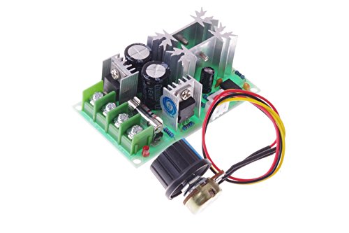 SMAKN DC 1200W 10-60V 20A PWM Motor Speed Control Module w Rotary Potentiomete