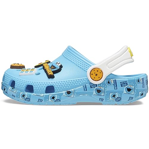 Crocs Kids Sesame Workshop Classic Clog, Electric Blue, 8 US Unisex Toddler