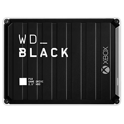 WD_BLACK 4TB P10 Game Drive for Xbox - Portable External Hard Drive HDD with 1-Month Xbox Game Pass - WDBA5G0040BBK-WESN