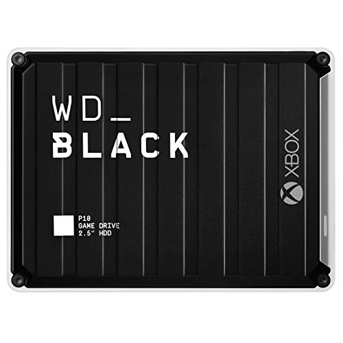 WD_BLACK 4TB P10 Game Drive for Xbox - Portable External Hard Drive HDD with 1-Month Xbox Game Pass - WDBA5G0040BBK-WESN