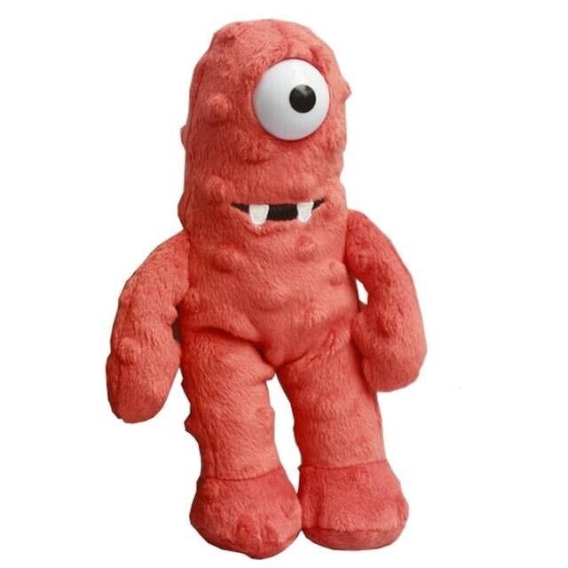 Yo Gabba Gabba Muno Red Plush Soft Stuffed Figure Birthday Gift Rare Collect 8'