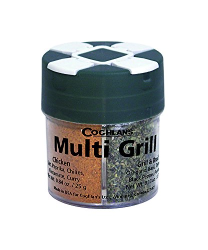 Coghlan's Multi-Grill Spice and Herb Assortment Shaker (Seafood, Pepper Steak, Chicken, Grill & Boil) 0.84 Ounce (Pack of 1)