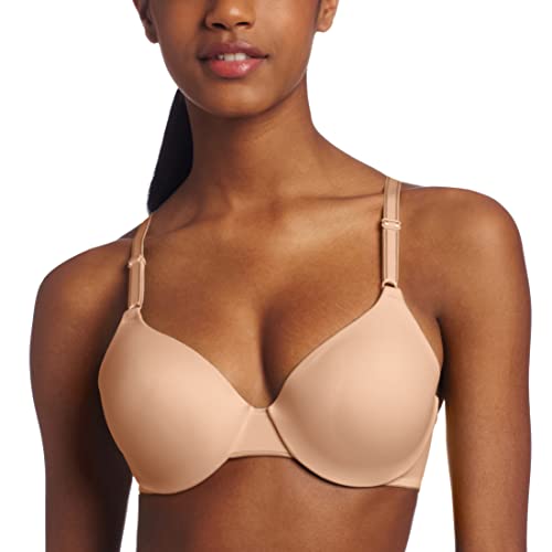 Warner's Women's Cushioned Underwire Lightly Lined T-Shirt Bra 1593, Toasted Almond, 36D