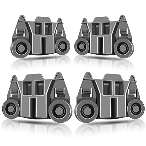 4 Packs W10195417 UPGRADED Dishwasher Wheels Lower Rack For kenmore whirlpool kitchen aid,Dishwasher Wheels Replaces Dish Rack Part Number AP4538395, PS2579553,WPW10195417, AH2579553, EA2579553