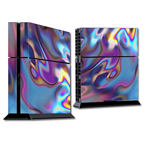 IT'S A SKIN Wrap Compatible with PS4 (R) Sony (R) Playstation (R) Console - Decals Vinyl Stickers Overlay - Opalescent Resin Marble Oil Slick