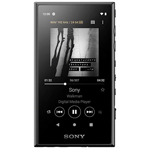 Sony Nw-A105 16GB Walkman Hi-Res Portable Digital Music Player with Android 9.0, 3.6' Touch Screen, S-Master Hx, DSEE-Hx, Wi-Fi & Bluetooth and USB Type-C - Black