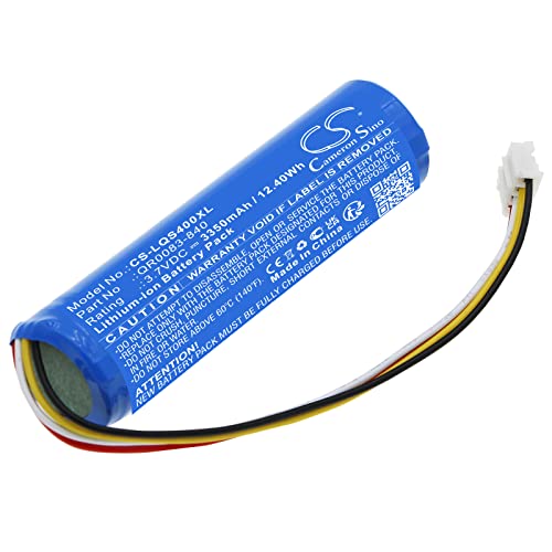 FYIOGXG CS Battery for IQP4003, IQP4003BLK, IQP4004, IQP4004BLK, IQP4005, IQP4005BLK, IQP4006, IQP4006BLK PN: QR0083-840 3350mAh / 12.40Wh