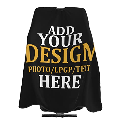 1-30PCS Custom Barber Cape, Personalized Salon Haircut Capes, Add Your Image Text Haircut Kit Hairdressing Apron…