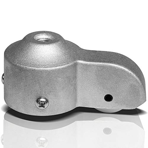 Anley Authentic FlagPole Truck with Nylon Pulley - Sliver Cast Aluminum Body - Heavy Duty Flag Pole Halyard Stationary Truck - Fit Standard USA Flag Poles Range from 1.5' - 2' Diameter