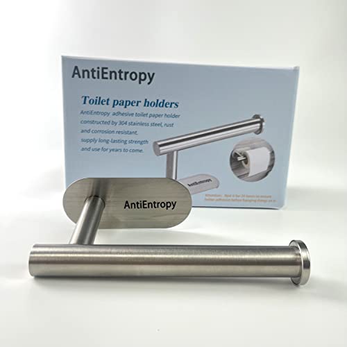 AntiEntropy Toilet paper holders Stainless Steel Toilet Roll Holder for Bathroom, Kitchen, Washroom Wall Mount