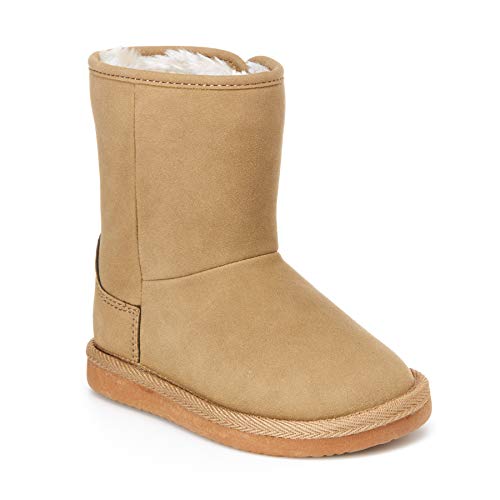 Simple Joys by Carter's Unisex Kai Winter Boot, Khaki Tan, 8 Toddler (1-4 Years)
