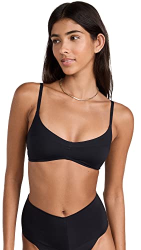L*Space Women's ALEC Bikini Top, Black, S
