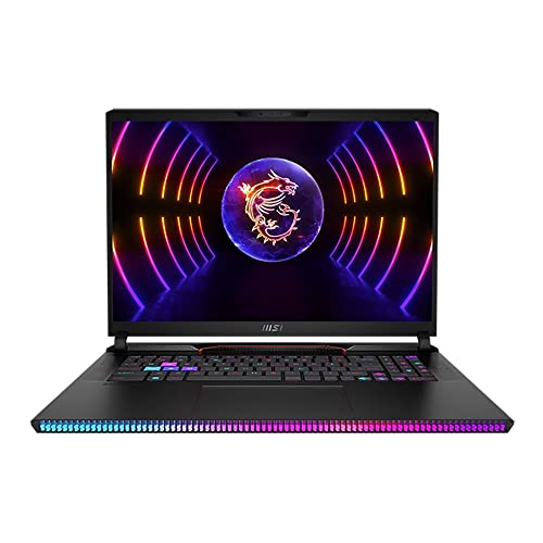 MSI Raider GE78HX 17' 240Hz QHD+ Gaming Laptop Computer, 13th Gen Intel Core i9-13950HX, NVIDIA GeForce RTX 4090 16GB GDDR6, 64GB DDR5-5600 RAM; 2TB NVMe SSD, Windows 11 Pro, 13VI-086US - Dark Grey