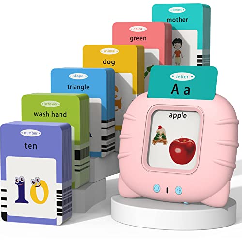 Startcan Talking Flash Cards for Toddlers 1 2 3 4 5, Speech Therapy Toys Autism Toys, ABC 123 Sight Words Etc - 255 Cards-510 Sides, Educational Learning Interactive Toys with Giftable Package