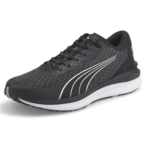 Puma Womens Electrify Nitro 2 WTR Running Sneakers Shoes - Black - Size 7.5 M