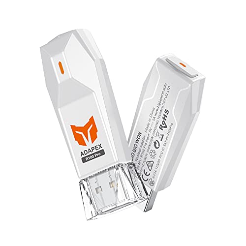 Controller Adapters, BIGBIG WON R100 Pro Wireless Adapter for Xbox One X|S Controller/Xbox Series X|S Controller/Elite Series 2/PS5/PS4/Switch Controller Playing on PS4/Switch/PC Windows11&10(1pc)