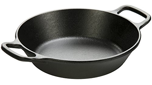 Lodge L5RPL3 Cast Iron Round Pan, 8 in, Black