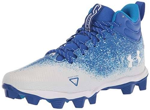 Under Armour Men's Spotlight Fran 2.0 Football Shoe, Team Royal Blue (400)/White, 11