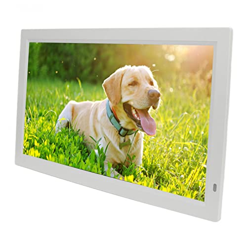 Smart Photo Frame Digital Photo Frame 22 Inch Timing Alarm Clock with Holder for Gifts (US Plug)