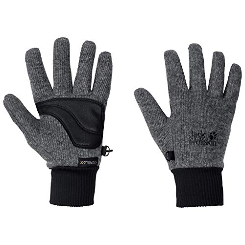 Jack Wolfskin Unisex-Adult Stormlock Knit Glove, Phantom, L