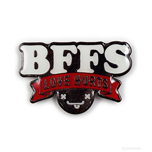BFFS Logo Enamel Pin by Kidrobot x Travis Cain