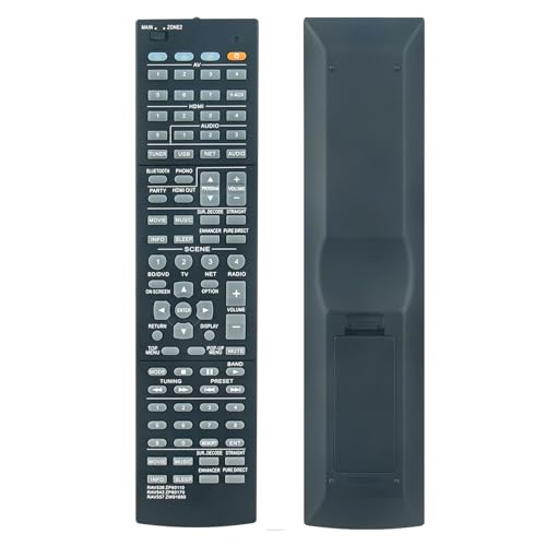 3IN1 RAV536 RAV542 RAV557 New Replacement Remote Control fit for Yamaha AV Receiver HTR6068 HTR-6068 HTR6068BL HTR-6068BL RXA750 RX-A750 RXA750BL RX-A750BL RXA850 RX-A850