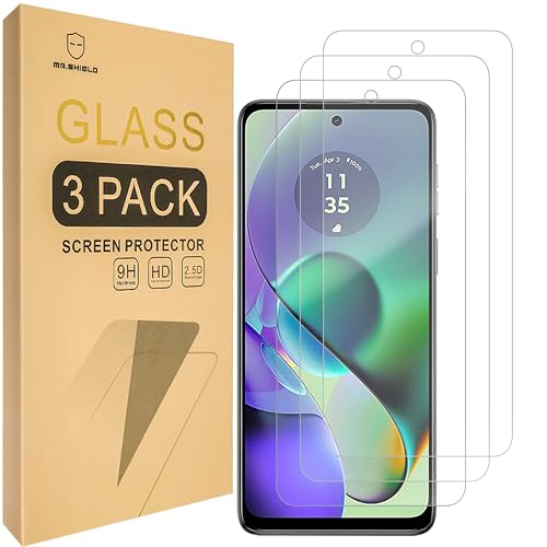 Mr.Shield [3-Pack] Screen Protector For Motorola Moto G54 / Moto G54 Power 5G [Tempered Glass] [Japan Glass with 9H Hardness] Screen Protector