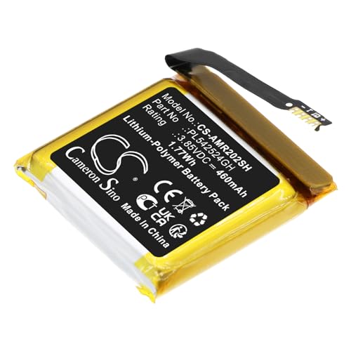 FYIOGXG Cameron Sino Battery for Amazfit A2023, GTR 2E PN:Amazfit PL542524GH 460mAh / 1.77Wh