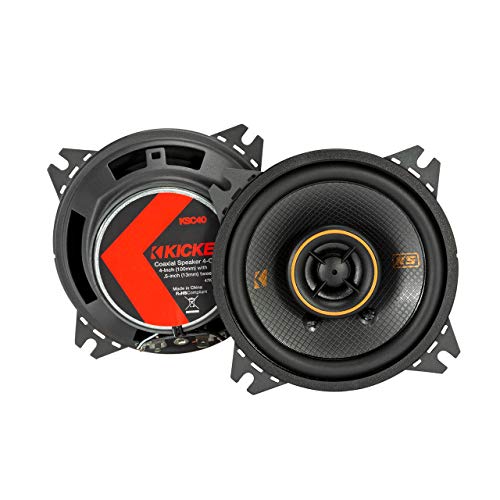 Pair Kicker 47KSC404 KSC404 4' 75 Watt 2-Way Car Stereo Speakers KSC40