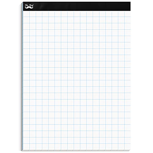 Mr. Pen- Graph Paper, 2x2 (2 Squares per inch), 8.5'x11', 55 Sheets, Grid Paper, Graphing Paper, Graph Paper Pad, Math Graph Paper, Grid Paper Pad, 1/2 Inch Graph Paper, Square Paper, Math Paper