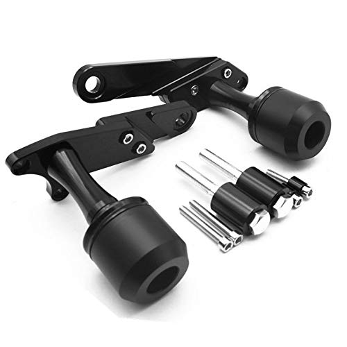 MZS Motorcycle Frame Sliders, Compatible with CBR500R CB500X CB500F 2019-2022 CNC Aluminum Falling Crash Protector Engine Crash Pad Accessories No Cut Kits Black