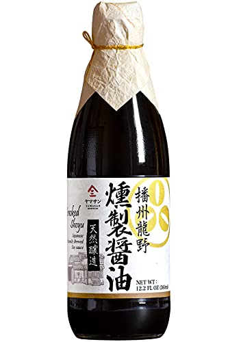 Soy Sauce Smoked Neoteric, 500 Days Aged, Japanese Artisanal Handmade, Naturally Brewed, No Additives, Non-GMO, Made in Japan(360ml)【YAMASAN】