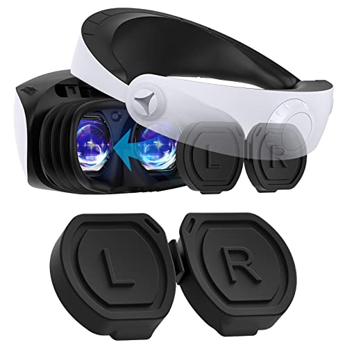 MENEEA Lens Protector Cover for PS VR2, Silicone Protective Cap for Playstation VR2, Easy to Wash and Air Dry, Dustproof, Anti-Scratch & Anti-Grease, Lightweight Accessories for Playstation VR2 Lens