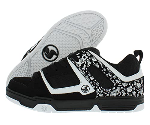 DVS Men's Gambol Skate Shoe, Black White, 11