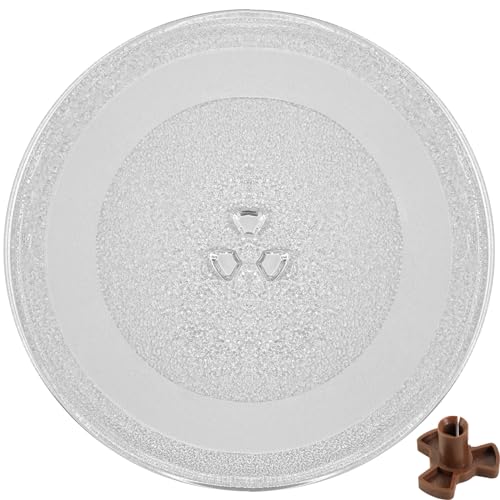 10' Microwave Turntables Replacement, Microwave Glass Plate Compatible with Whirlpool - The Exact Replacement Part of W11367904/ W10337247/ AP6892124/ W11335034/ WPW10337247 etc – Dishwasher Safe