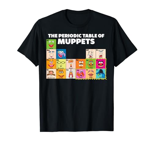 Disney The Muppets Periodic Table Of The Muppets T-Shirt