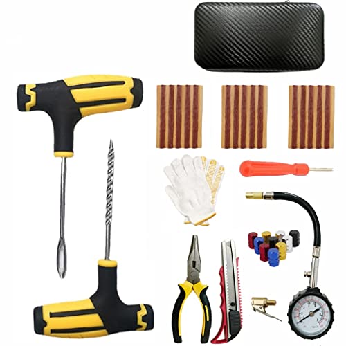 YÁSEZ Car Tire Repair Kit Puncture Plug Tools Tyre Emergency for Strips Stiring Glue Tool Accessories