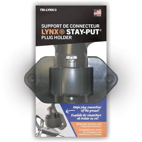TRI LINX Tri-Lynx 8200B Lynx Stay-Put Plug Holder, Black