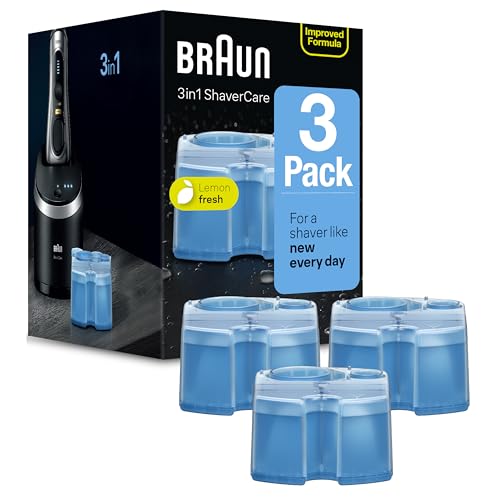 Braun Clean Renew Refill Cartridges CCR , Blue, 3 Count
