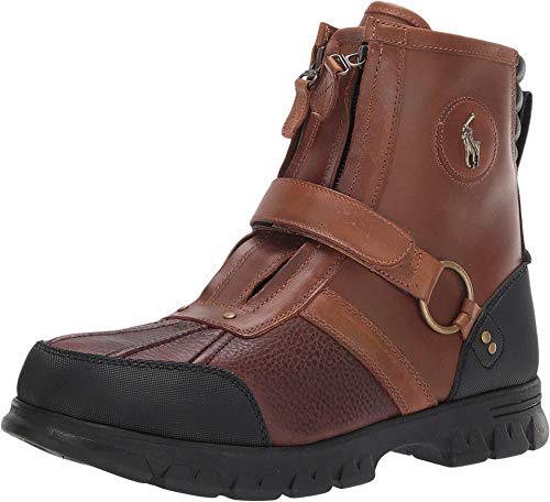 Polo Ralph Lauren Men's Conquest Hi III Work Boots, Briarwood/Tan, 11 Medium US