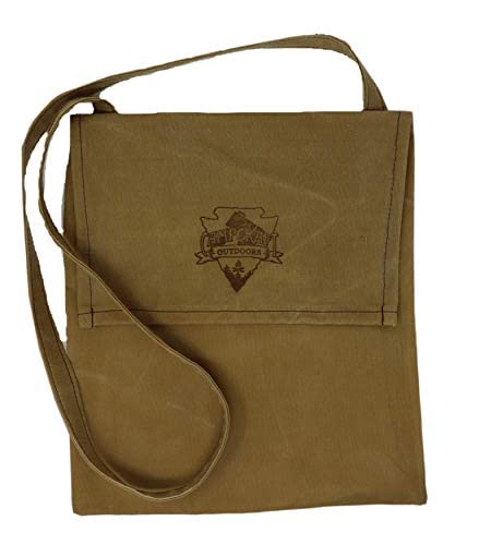 Traditional Haversack, Bushcraft Haversack, Waxed Canvas Foragers Bag, Unisex, Size Medium