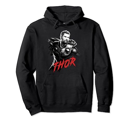 Marvel Avengers Endgame Thor Tonal Portrait Pullover Hoodie Pullover Hoodie