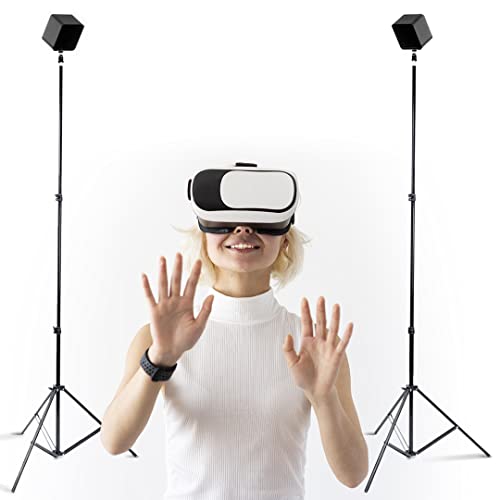 Skywin- VR Tripod Stand, Base Station Mount, Compatible with Steam VR Base Station 2.0 for Sensor Stand, Base Station Stand, and Oculus Rift Constellation (2 Stands)