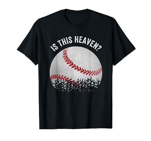 Is This Heaven No It's Iowa Vintage Baseball Corn Fields T-Shirt