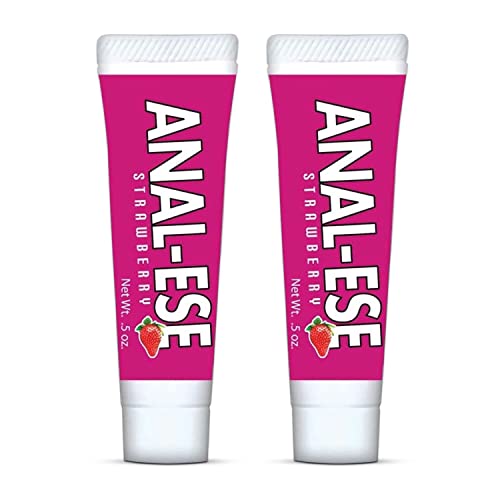Nasstoys Anal-ESE Flavored Desensitizing Gel, Strawberry - 2 Pack .5oz