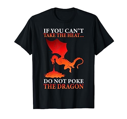 Cool Dragon Flame-Spewing Flying Mythical Creature T-Shirt
