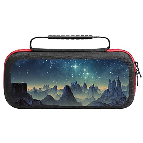 Fantasy Alien Planet Switch Carrying Case Protective Tote Bag Hard Shell Travel Carry Cover Pouch For Nintendo Switch