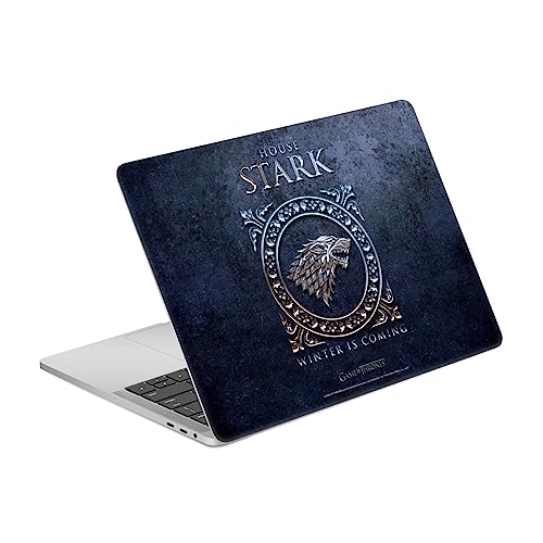 Head Case Designs Officially Licensed HBO Game of Thrones House Stark Sigils and Graphics Vinyl Sticker Skin Decal Cover Compatible with MacBook Pro 13' A1989 / A2159