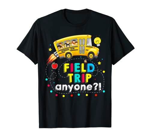 Field Trip Anyone Magic School Bus Kid Teacher Test Day 2024 T-Shirt