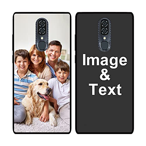 Styletify Customized Photo Case for Coolpad Legacy, Personalized Picture Case Shockproof Silicone Case Soft Candy Custom Phone Case Xmas Birthday Thanksgiving Gift Protective Phone Cover Black